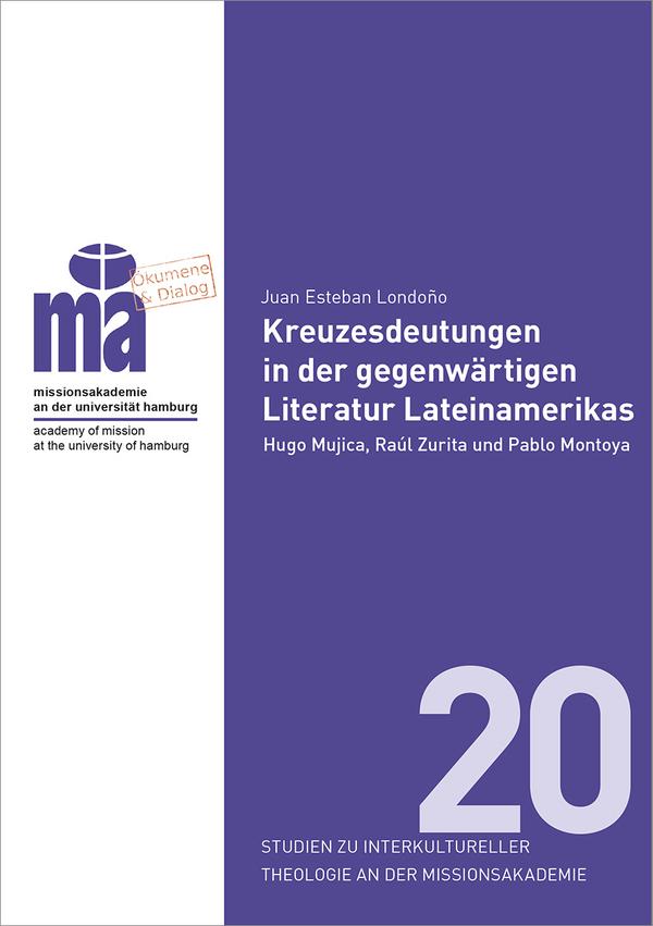 Ein blau-weißes Cover ohne Bildmotiv mit dem Logo der Missionsakademie, dem Titel des Buches, sowie der Bandzählung als große Zahl