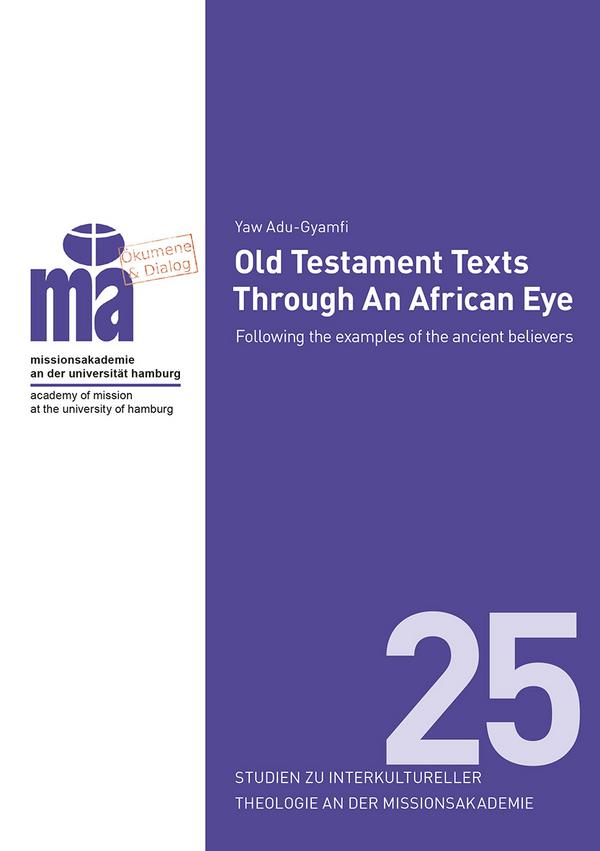 Ein blau-weißes Cover ohne Bildmotiv mit dem Logo der Missionsakademie, dem Titel des Buches, sowie der Bandzählung als große Zahl