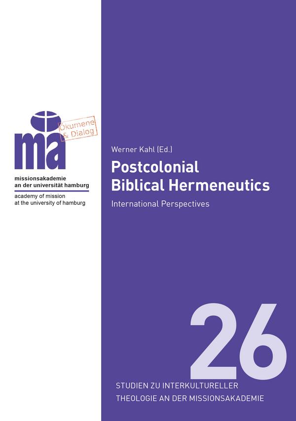 Ein blau-weißes Cover ohne Bildmotiv mit dem Logo der Missionsakademie, dem Titel des Buches, sowie der Bandzählung als große Zahl